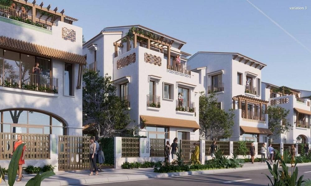 Bán căn góc biệt thự Vinhomes Yên Thường hướng Nam kế cận công viên 3 tầng 1 tum, xây thô mặt trong